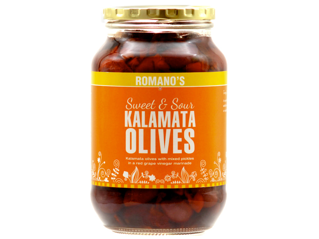 Sweet and Sour Kalamata Olives