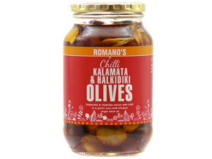 
                  
                    Chilli Kalamata & Halkidiki Olives
                  
                