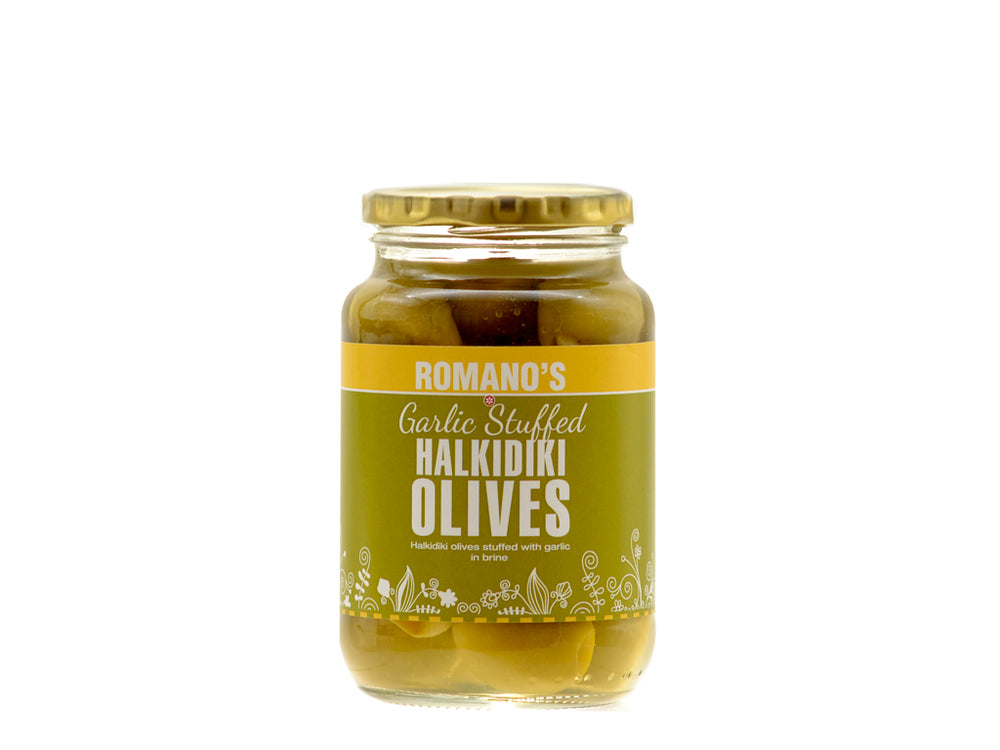 
                  
                    Garlic Stuffed Halkidiki Olives
                  
                