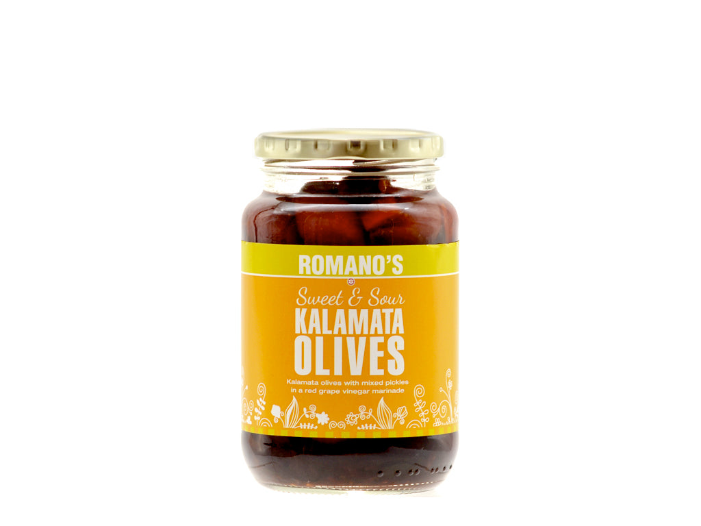 Sweet and Sour Kalamata Olives