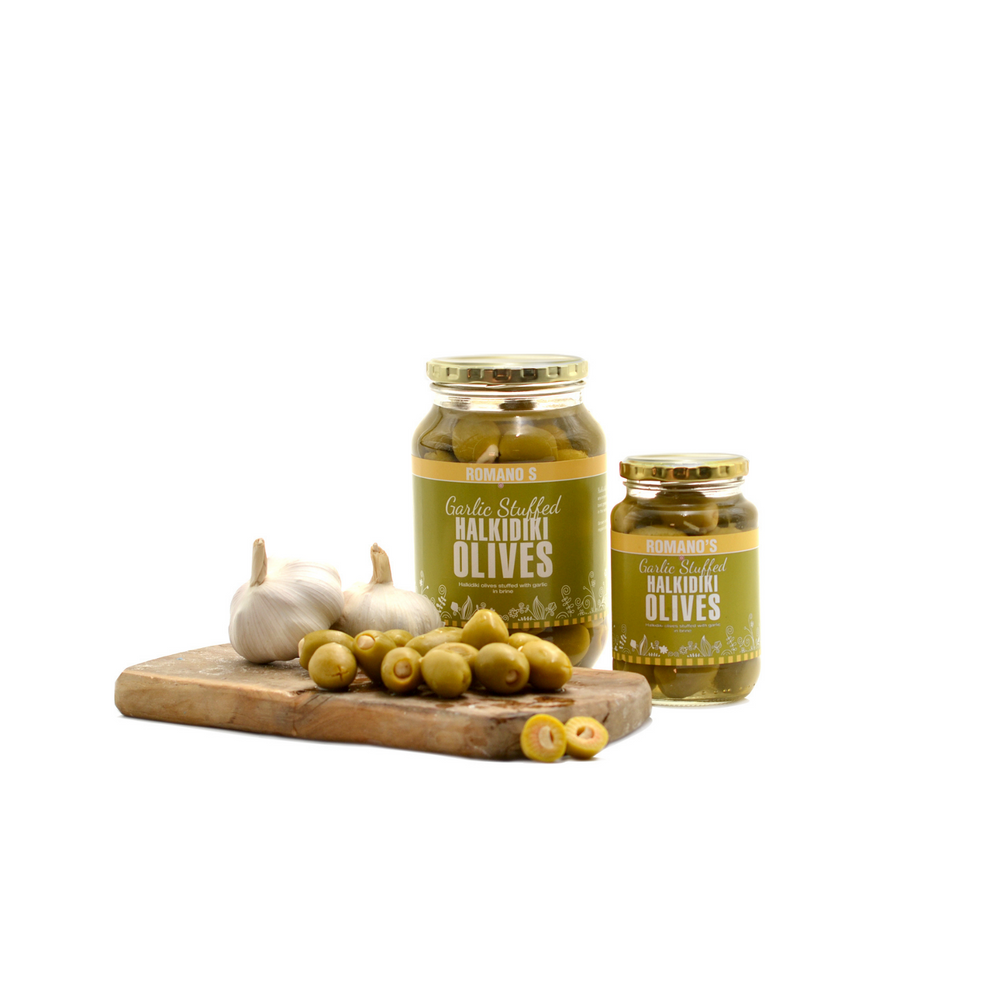 Garlic Stuffed Halkidiki Olives