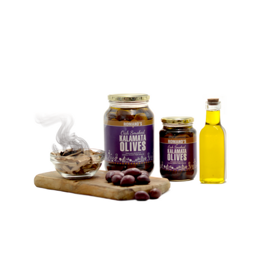 Oak Smoked Kalamata Olives