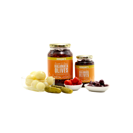 Sweet and Sour Kalamata Olives